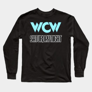 WCW Saturday Night Logo Long Sleeve T-Shirt